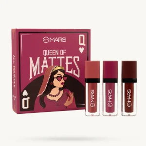 MARS Queen of Mattes Liquid Lipsticks Box Set (All Rounder)