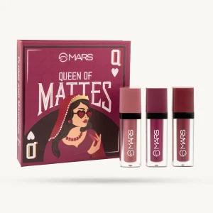 MARS Queen of Mattes Liquid Lipsticks Box Set (Plums and Maroons)